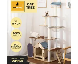 1.67cm Cat Tree Mega Cat Tower and Scratching Post - Windmill style