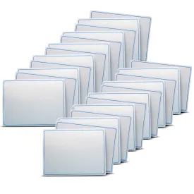 24Ct Learning Mat Letters & Numbers 9 X 12In Dry-Erase