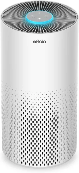 Afloia Air Purifiers for Home Bedroom Large Room Up to 1076 Ft, 3-Stage Filter Cleaner Odor Eliminator, Remove Pets Dust Dander Hair Allergy Mold Pollen Smoke Smell, Quiet 22 dB, 7 Colors Night Light