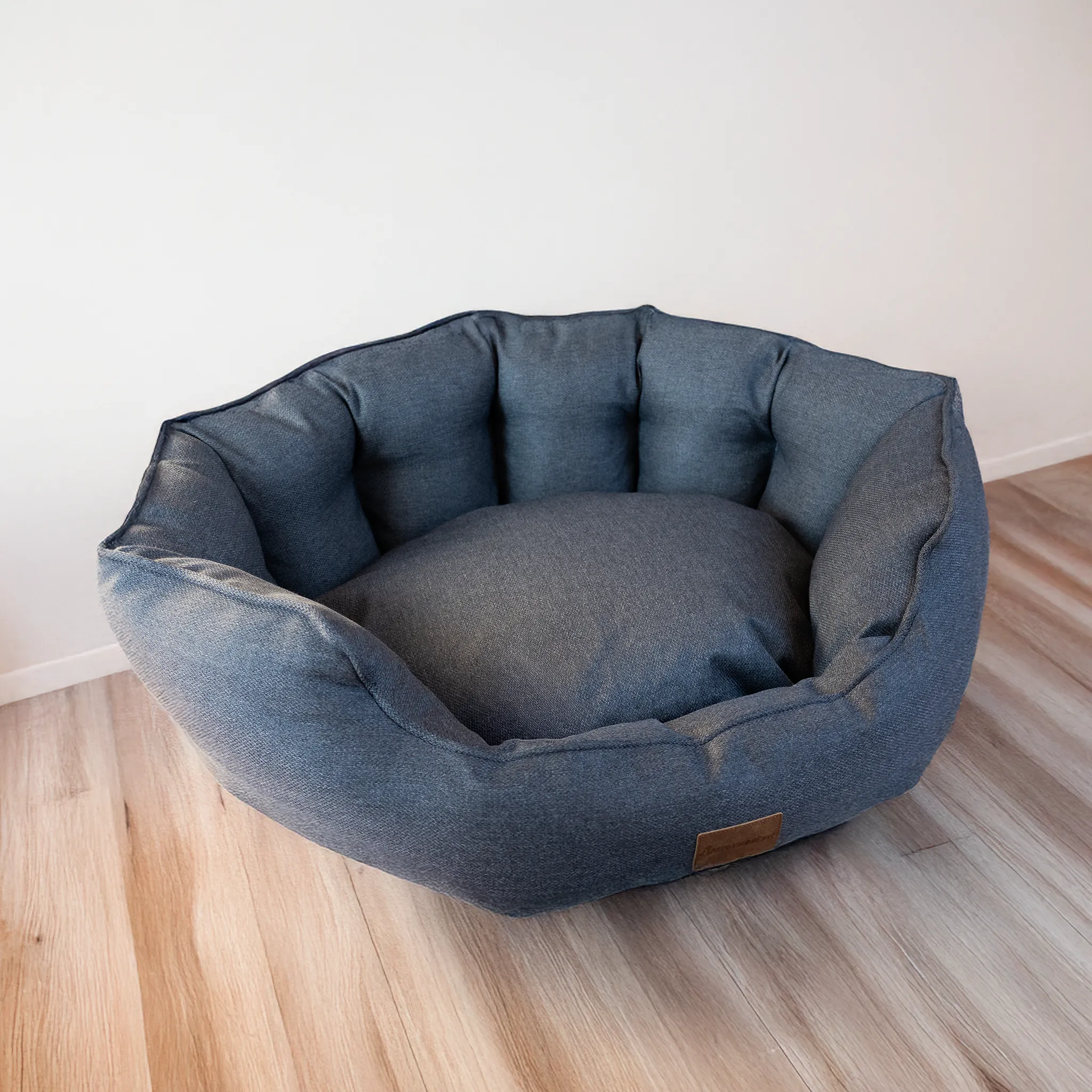 AllPetSolutions Alfie Premium Luxury Dog Bed - Pebble Grey - S/M/XL