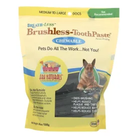 ARK NATURALS Breath-less Brushless Toothpaste, Medium Breed Dogs (18 oz) - Packaging May Vary,Golds; Yellows