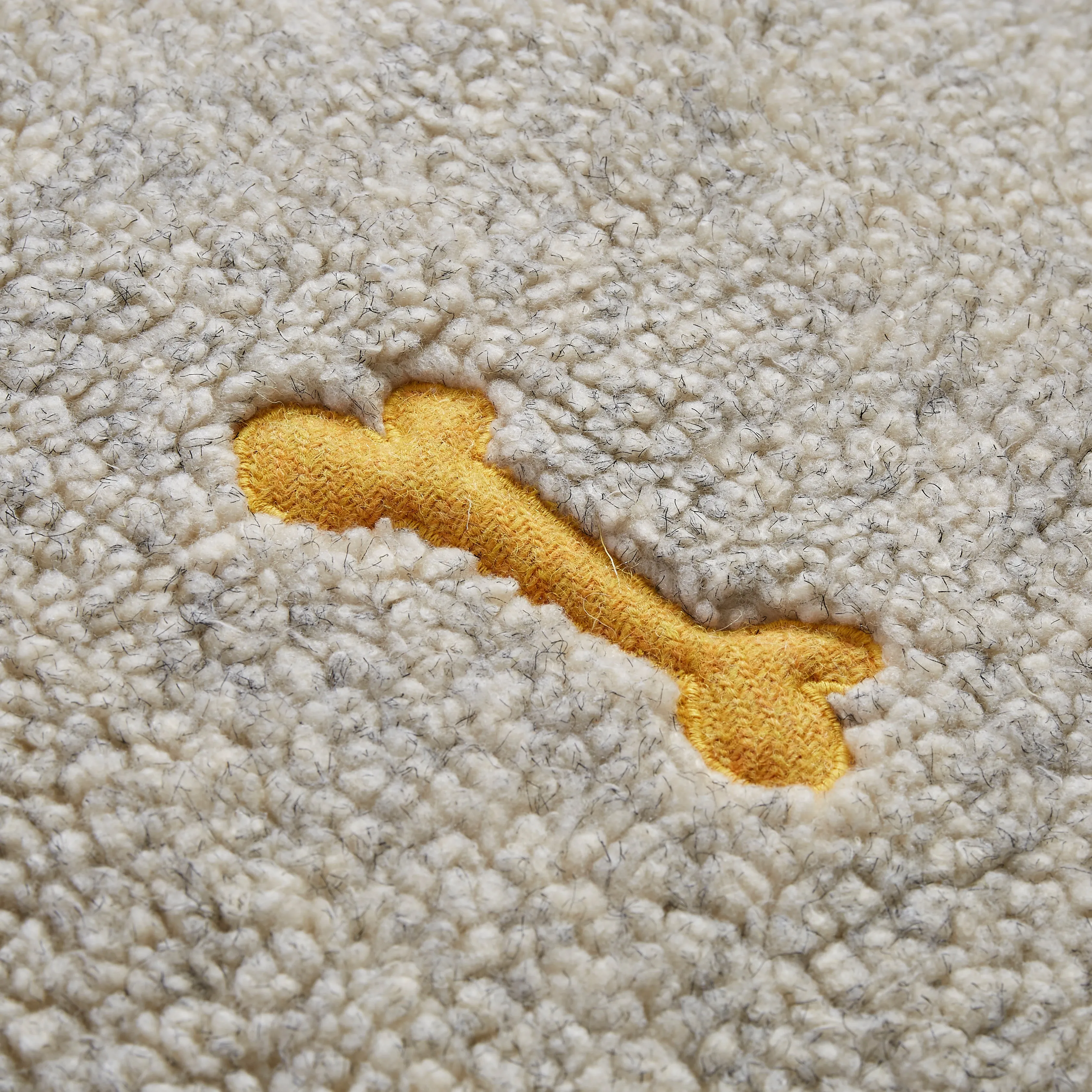 Bardsey Yellow Luxury Harris Tweed Designer Dog Bed