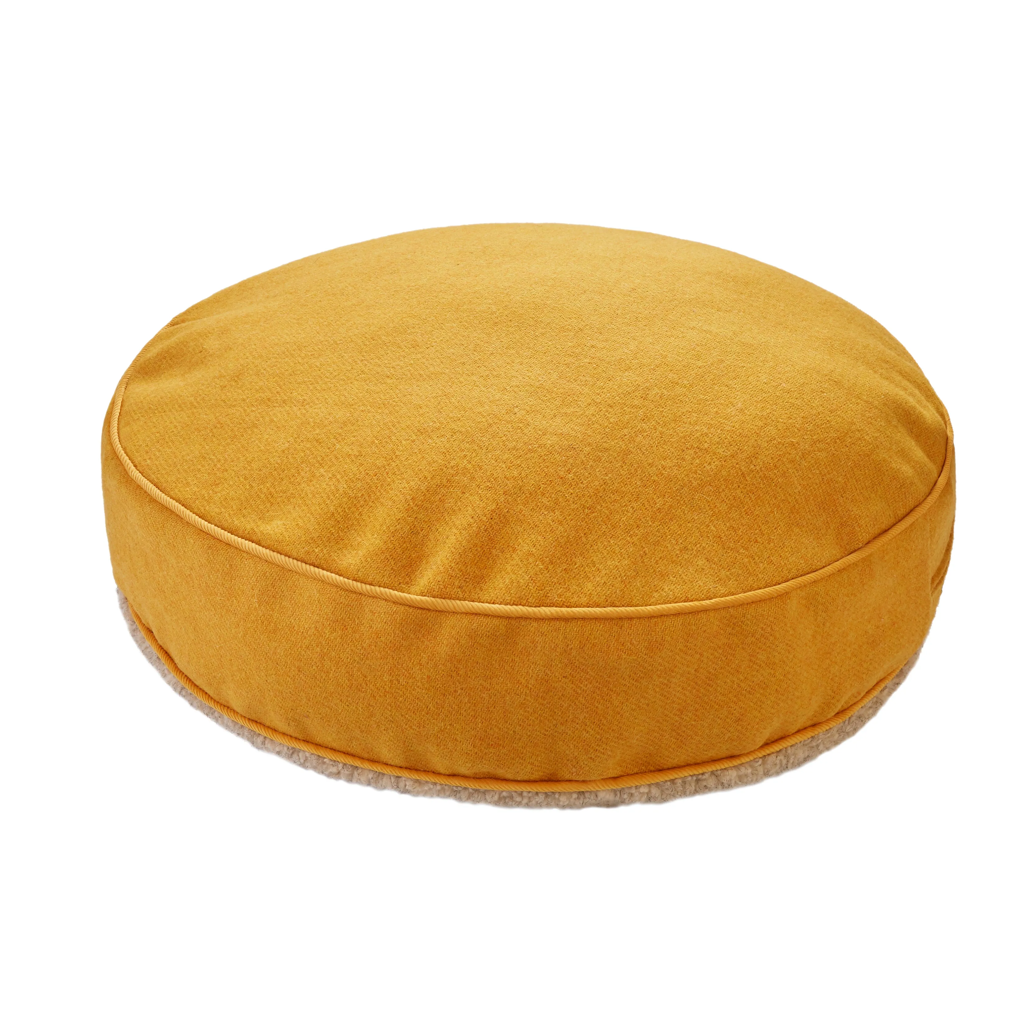 Bardsey Yellow Luxury Harris Tweed Designer Dog Bed