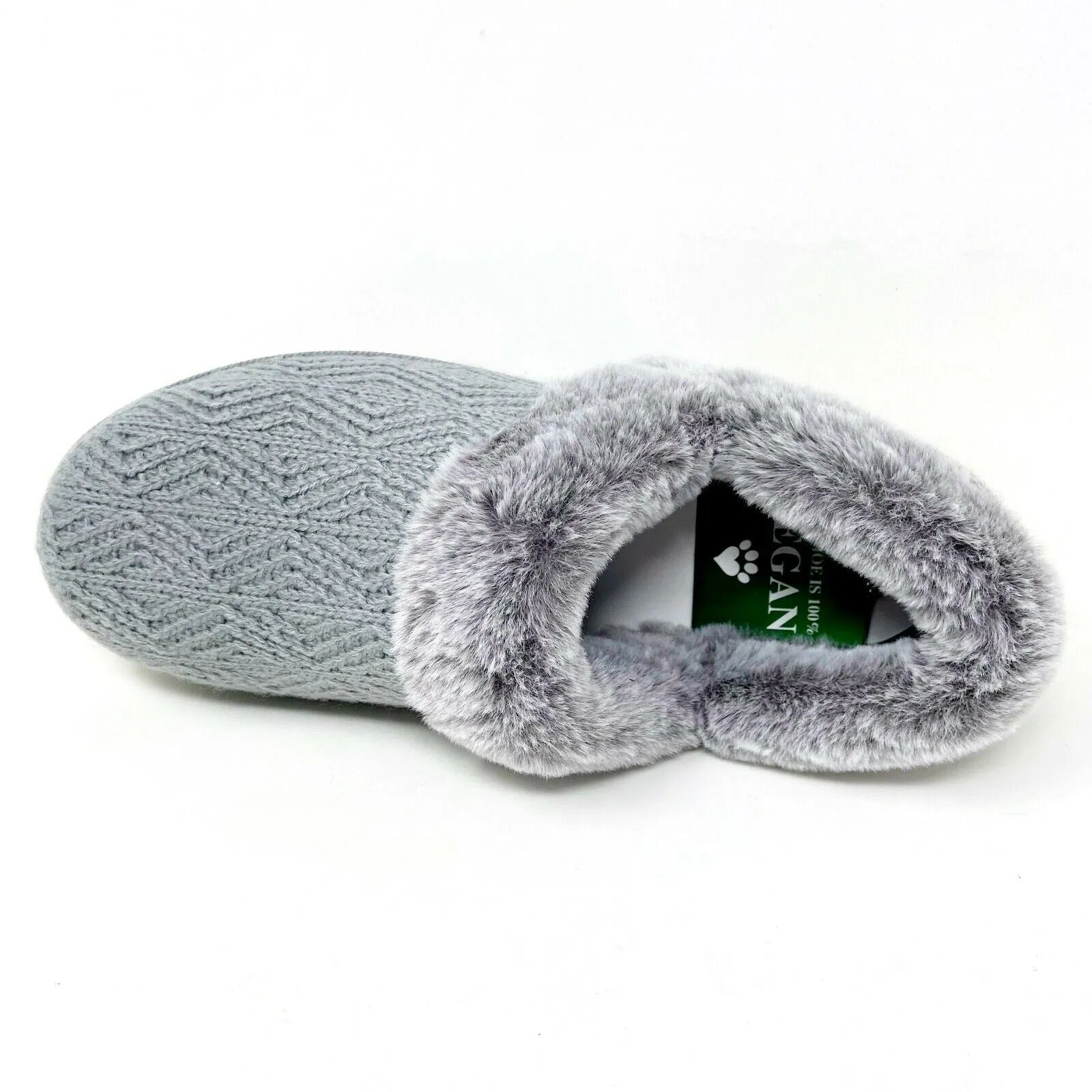Bobs Skechers Too Cozy Deco Drifter Gray Womens Size 9 Casual Fur Slippers