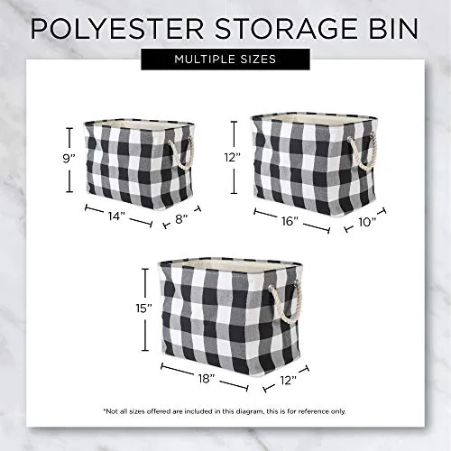Bone Dry Paw Print Collapsible Polyester Pet Storage Bin, Rectangle Small - 14 x 8 x 9", Paws & Bones Rose