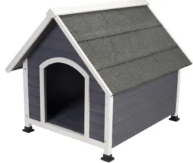 Bonofido Peaked Roof Wood Kennel - Small