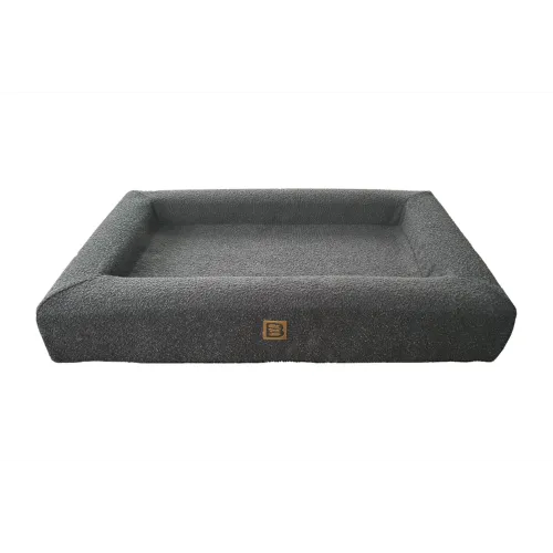 Boucle Orthopedic Pet Bed - Grey Med (70 x 50cm)