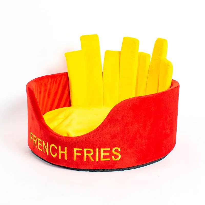 Burger French Fries Pet Bed