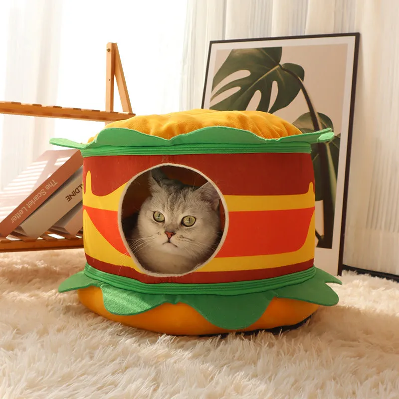 Burger French Fries Pet Bed