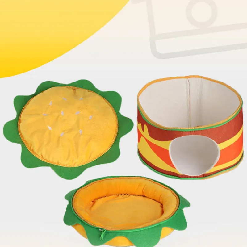 Burger French Fries Pet Bed