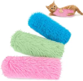 Cat Toys Cat Pillows Toys, 3 Pack Interactive Kicker Catnip Toys, Soft Durable Teething Chew Toy, Promote Exercise for Indoor