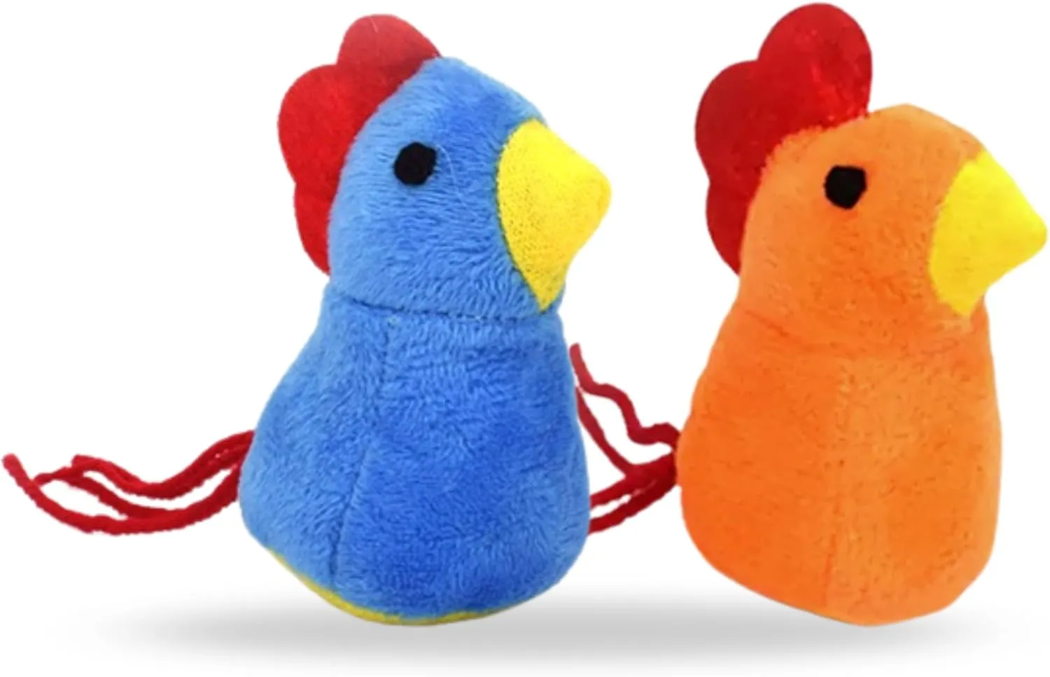 Catnip Cat Toy, 2 Pack Chicken Bird Interactive Chew Kicker Toys for Indoor Pets, Boredom Relief Kitten Exercise, Soft Durable for All Breed