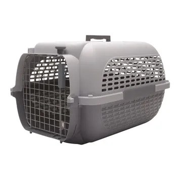 Dogit Voyageur Dog Carrier - Light Grey-Charcoal - XLarge - 68.4 cm L x 47.6 cm W x 43.8 cm H (26.9 in x 18.7 in x 17 in)