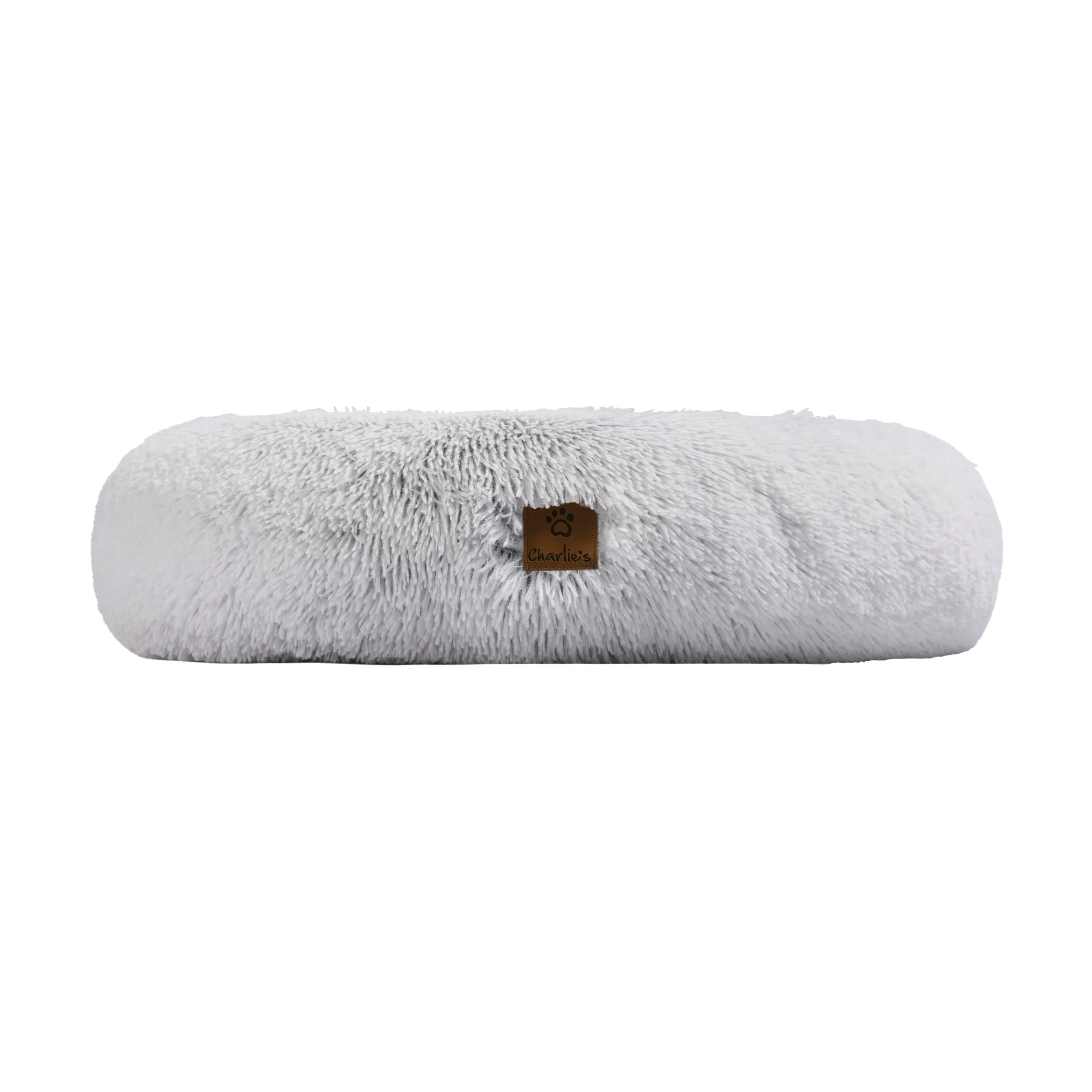 Faux Fur Fluffy Calming Pet Bed Nest Artic White Chinchilla