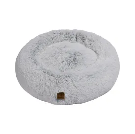 Faux Fur Fluffy Calming Pet Bed Nest Artic White Chinchilla
