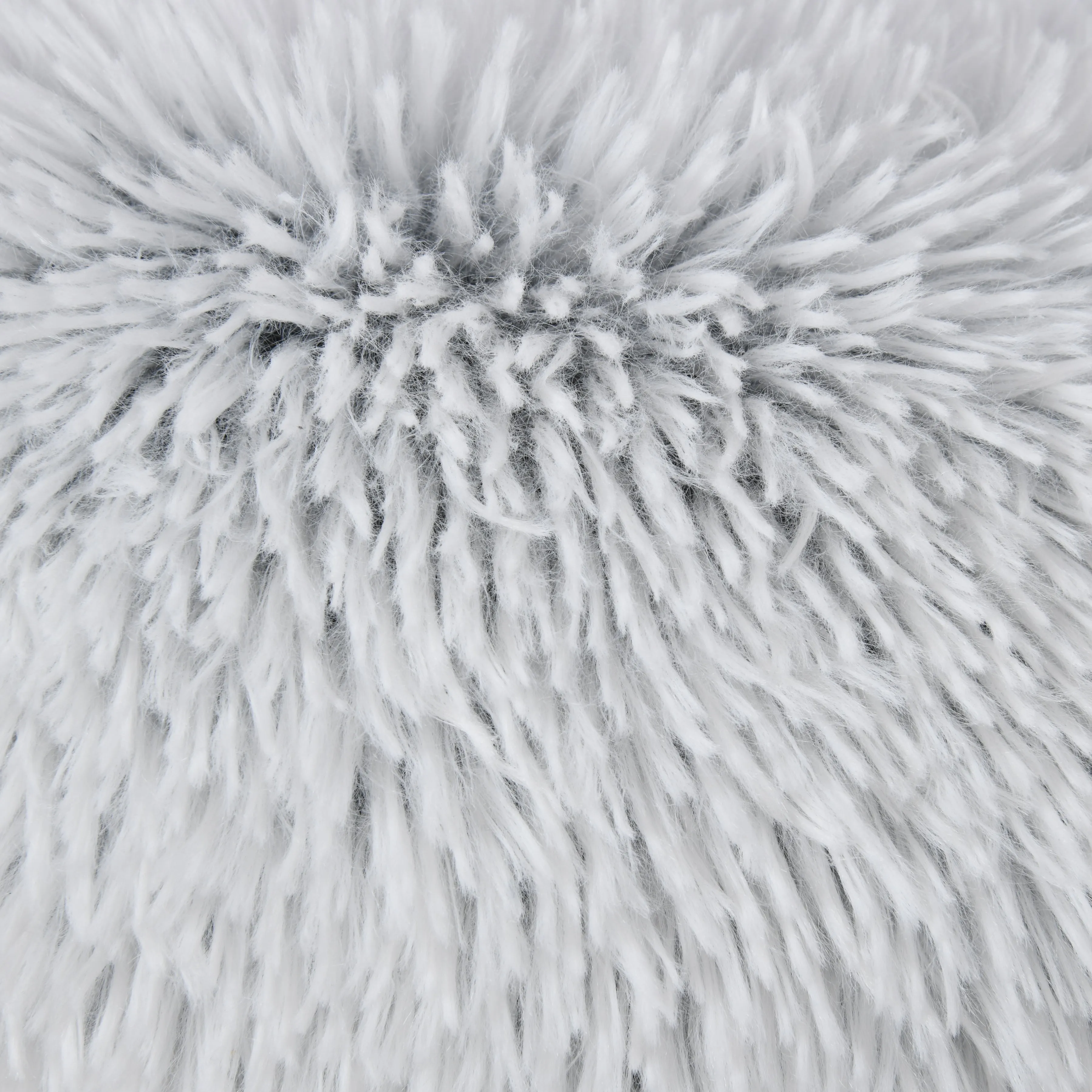 Faux Fur Fluffy Calming Pet Bed Nest Artic White Chinchilla