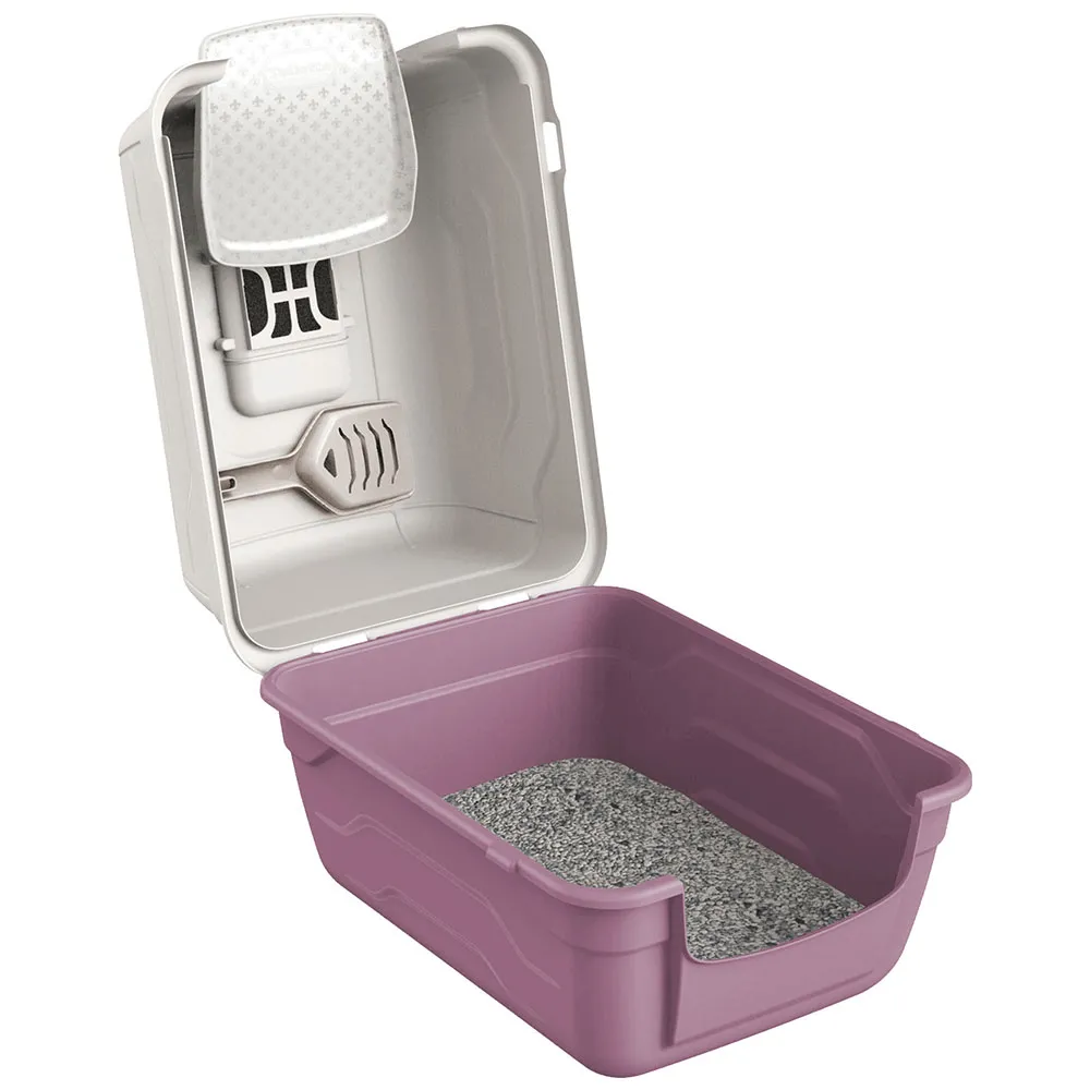 Georplast Roto-Toilet Cat Litter Box Pink