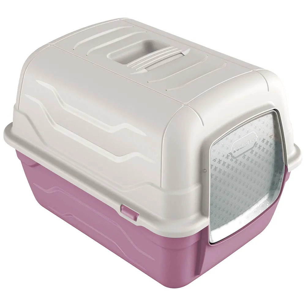 Georplast Roto-Toilet Cat Litter Box Pink