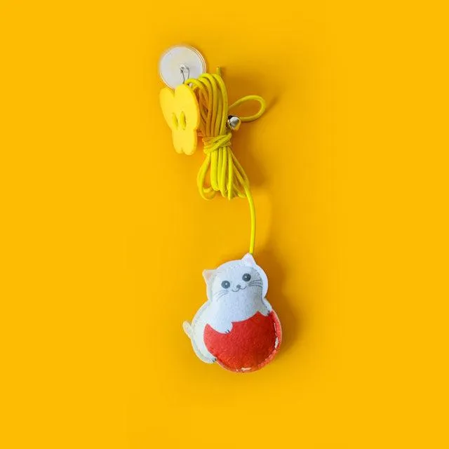 hanging interactive Cat Teaser And Wand
