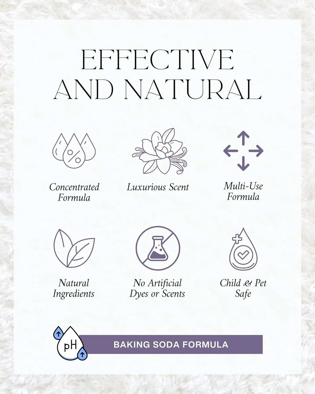 Home "Noir Luxe" Eco-Friendly Carpet Powder/Upholstery Deodorizer  Black Plum, Sea Salt, and Ozone  Eliminates Odors Naturally, Cat Litter/Dog Bed Pet-Friendly, 15 oz