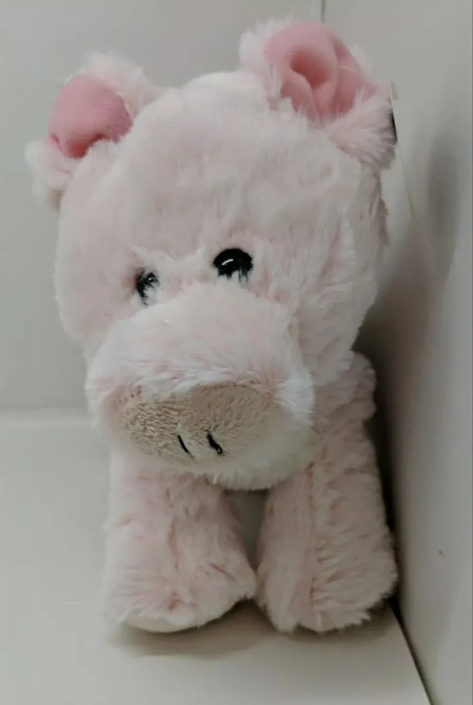 Little Pink Pig Piglet Farm Animal Plush Handbag Purse Zippered Top Children Toy
