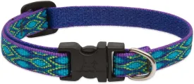 LupinePet Originals 1/2" Rain Song 8-12" Adjustable Collar for Small Dogs