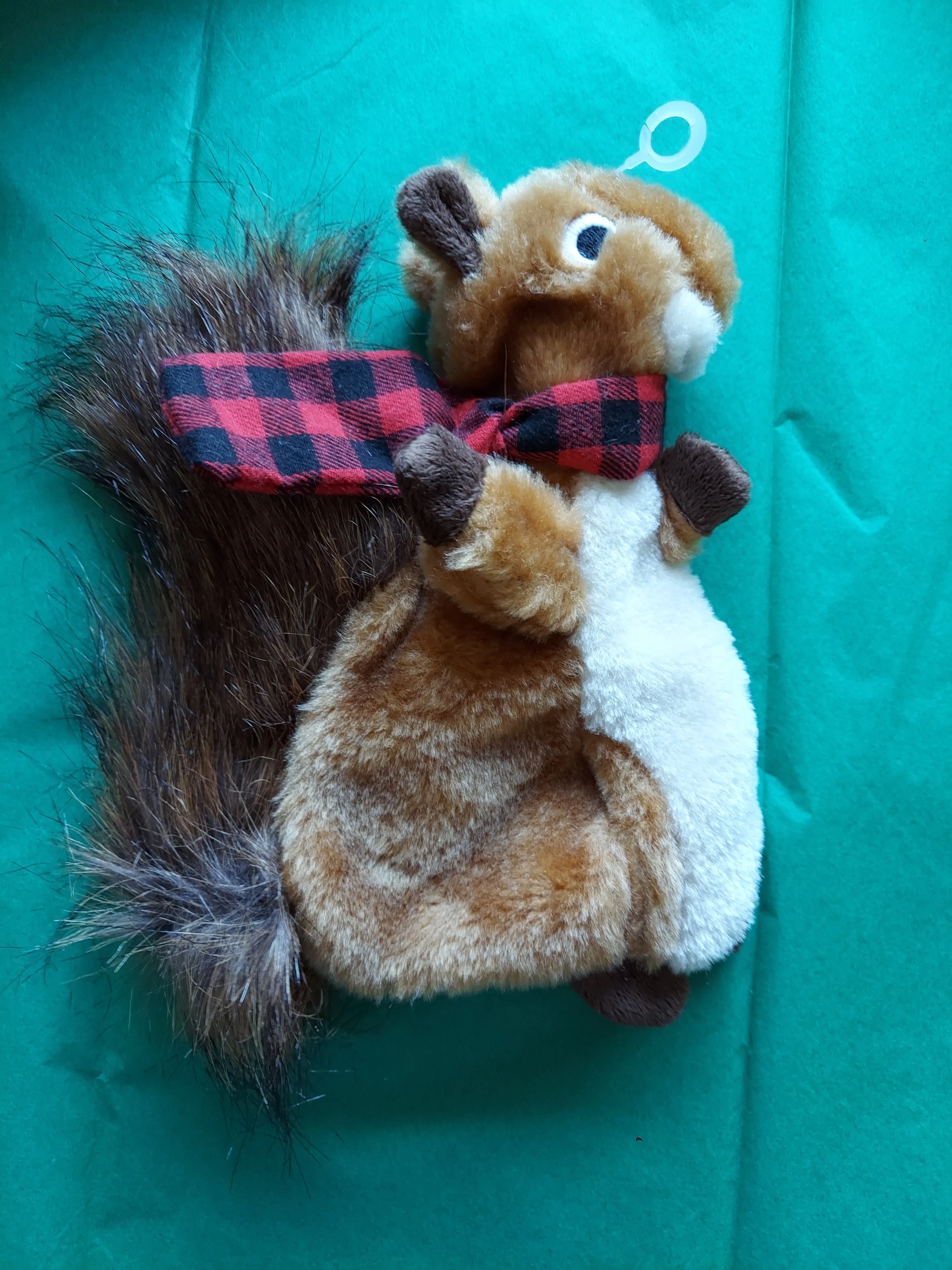 Mallard Duck or Squirrel Dog Plush Toy Stuffing Free Squeaker & Crinkle