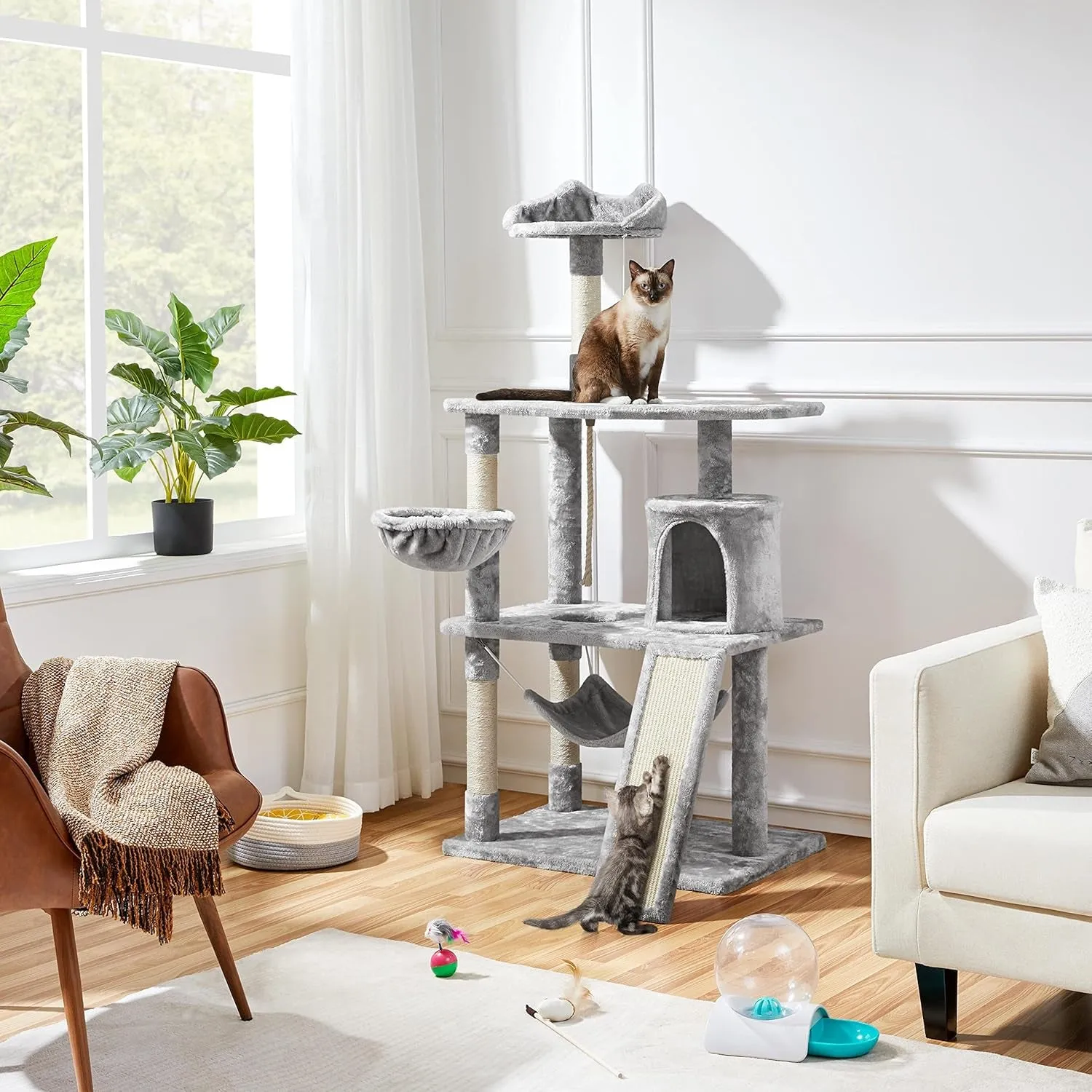 Multi-Level Cat Tree Tower Condo with Scratching Posts