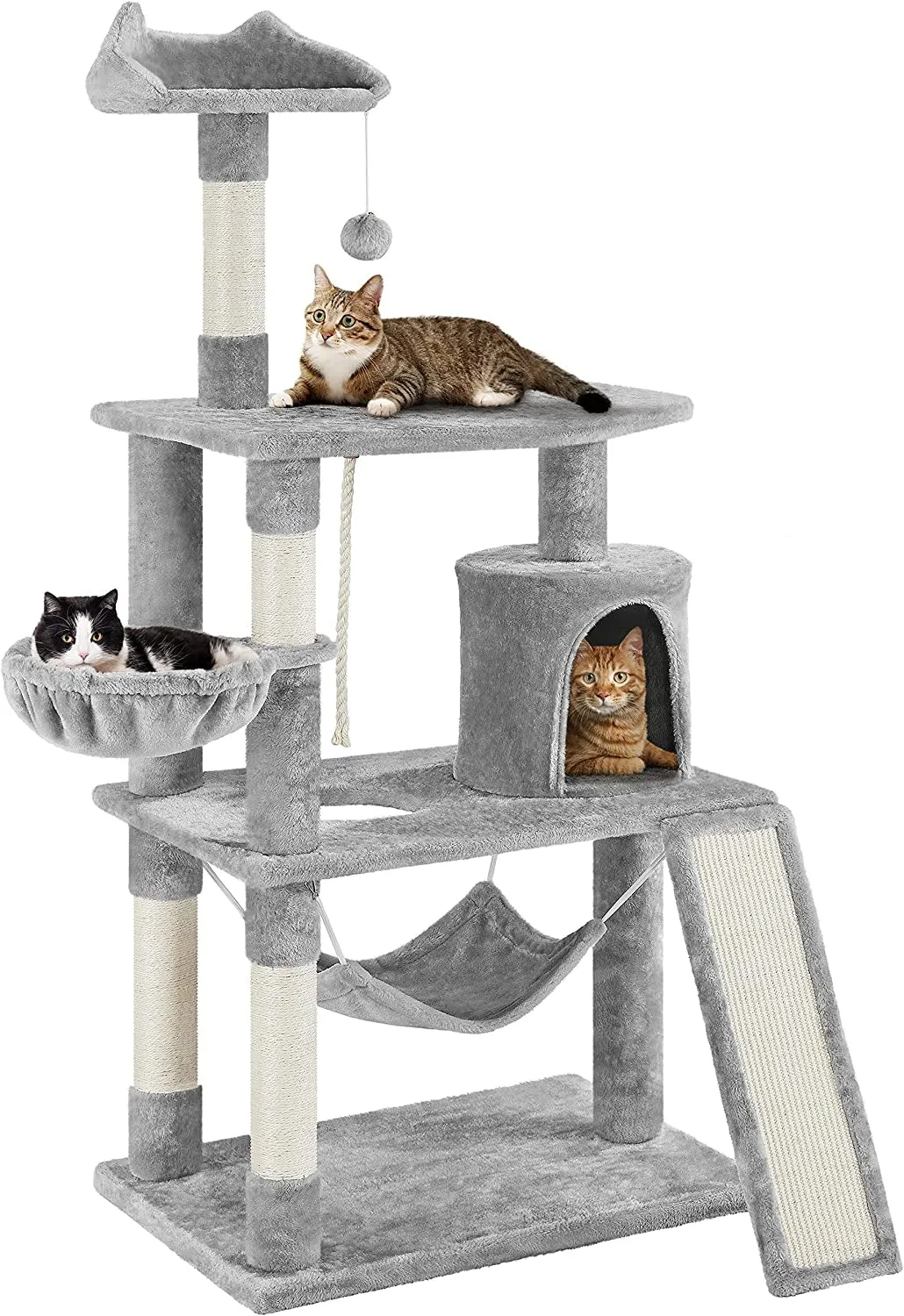 Multi-Level Cat Tree Tower Condo with Scratching Posts