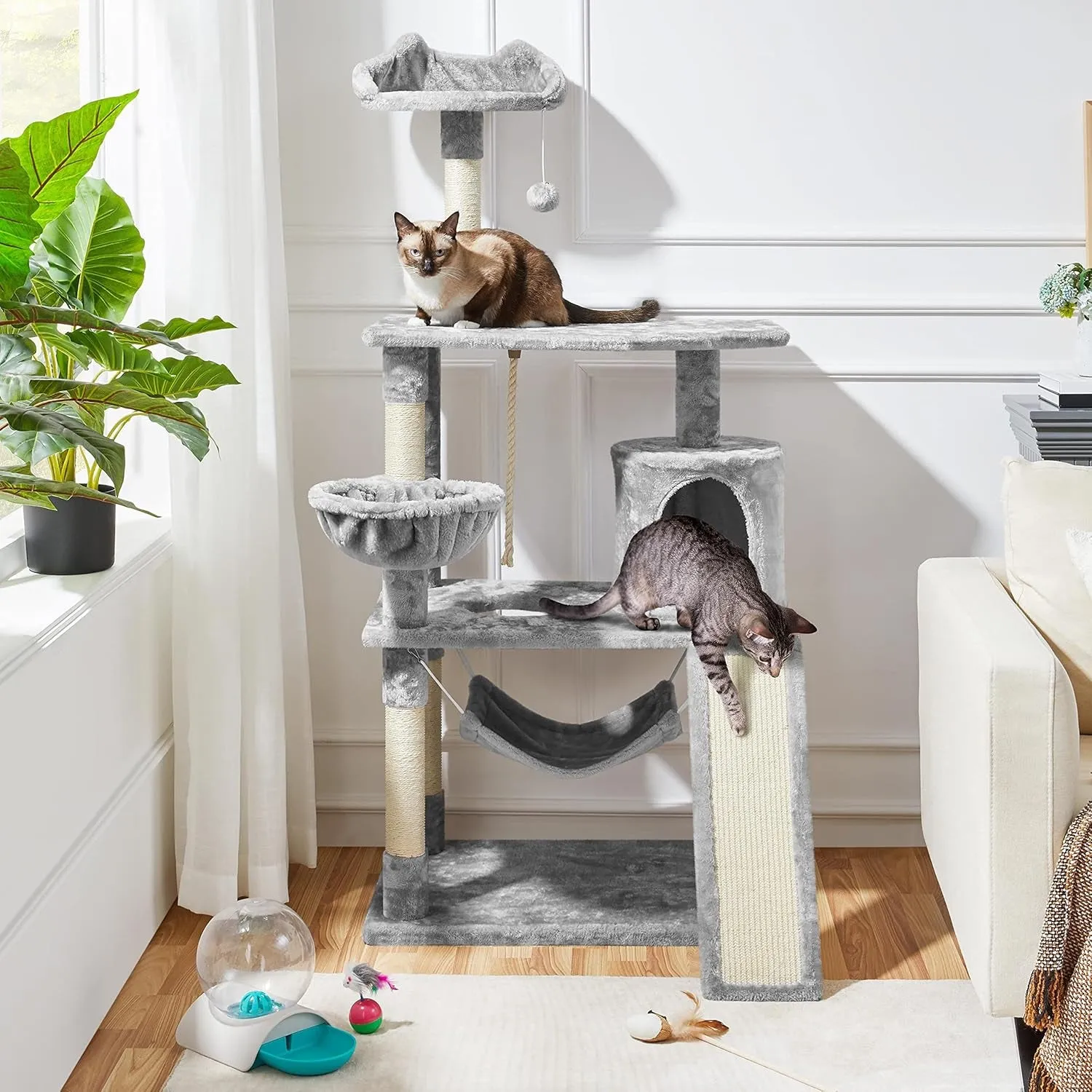 Multi-Level Cat Tree Tower Condo with Scratching Posts