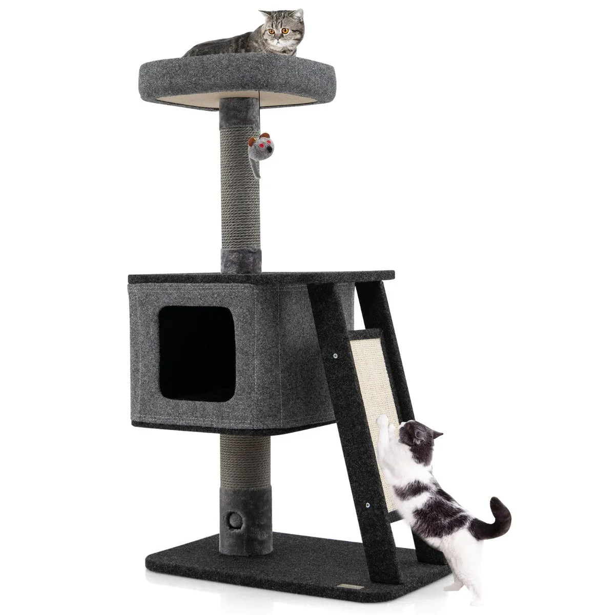 NNECW Cat Climb Stand with Scratching Ramp & Posts