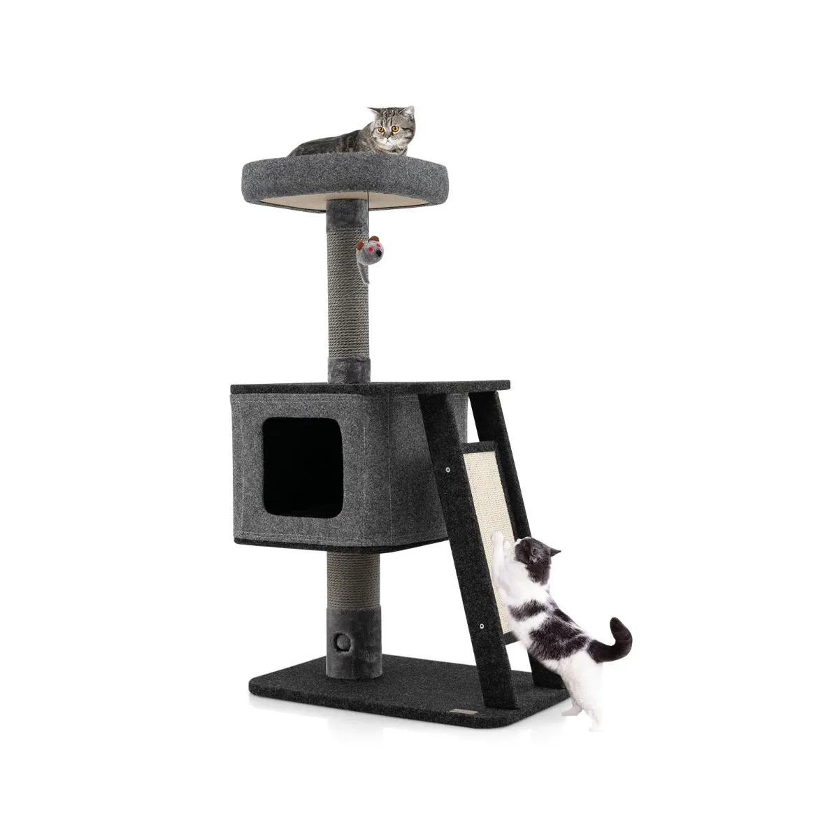 NNECW Cat Climb Stand with Scratching Ramp & Posts