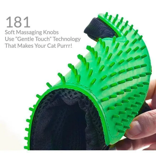 One Size Pet Grooming Glove 255 Knobs