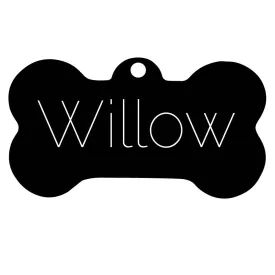 Personalized Dog Tag - Pet ID Tag, Dog Tag Custom, Dog Name Tag, Engraved Pet Tag, Stainless Steel. QR code link tag engrave.