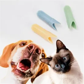 Pet Toothbrush Set, 3 Pack, Dog Cat Finger Toothbrushing, Teeth Cleaning&Dental CareDog Teeth Cleaning
