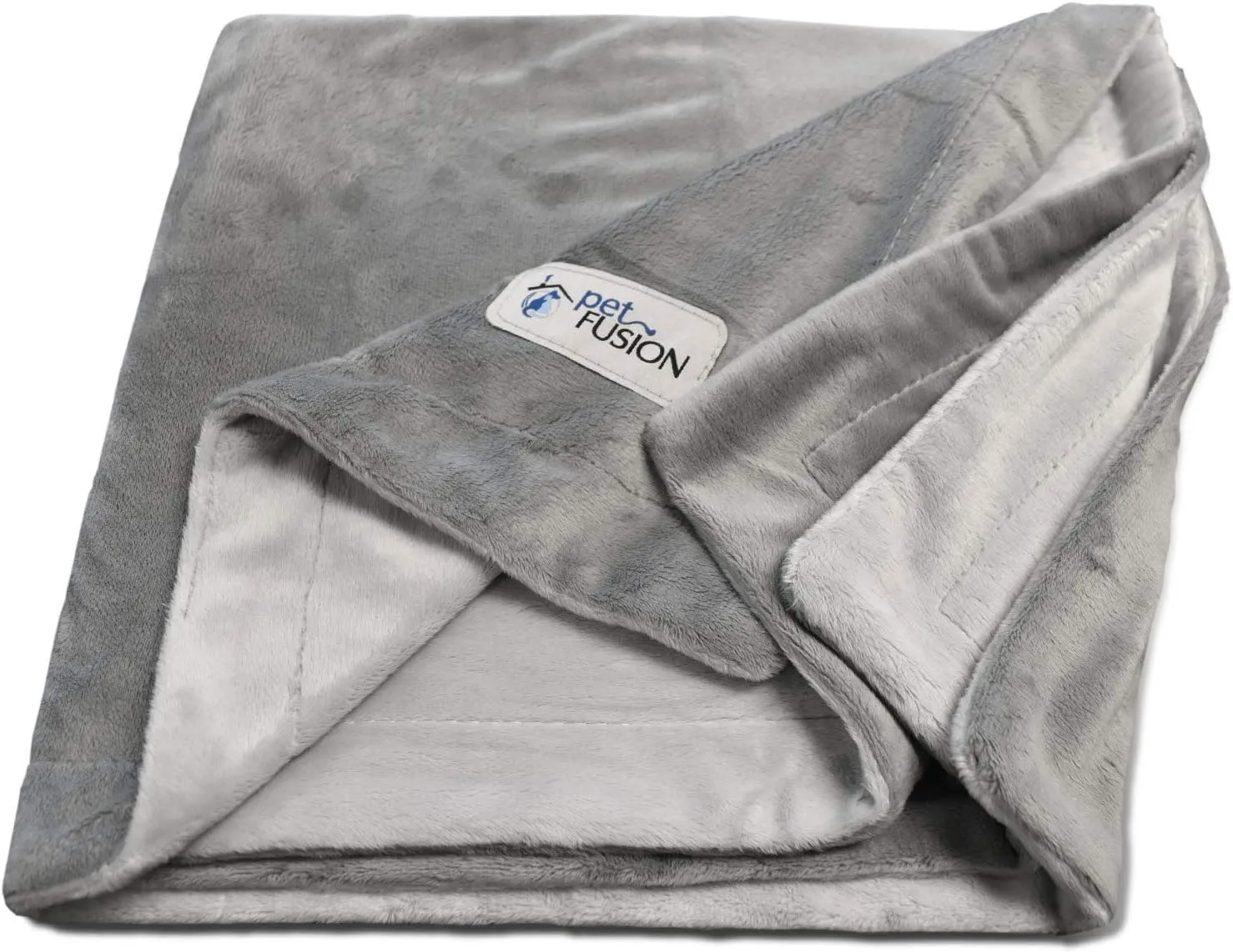 PetFusion Premium Dog & Cat Blanket | Ultra Soft Pet Blanket Available in Plush or Quilted; 2 Colors (Grey; Brown) | Perfect for Small Dogs & Large Dogs