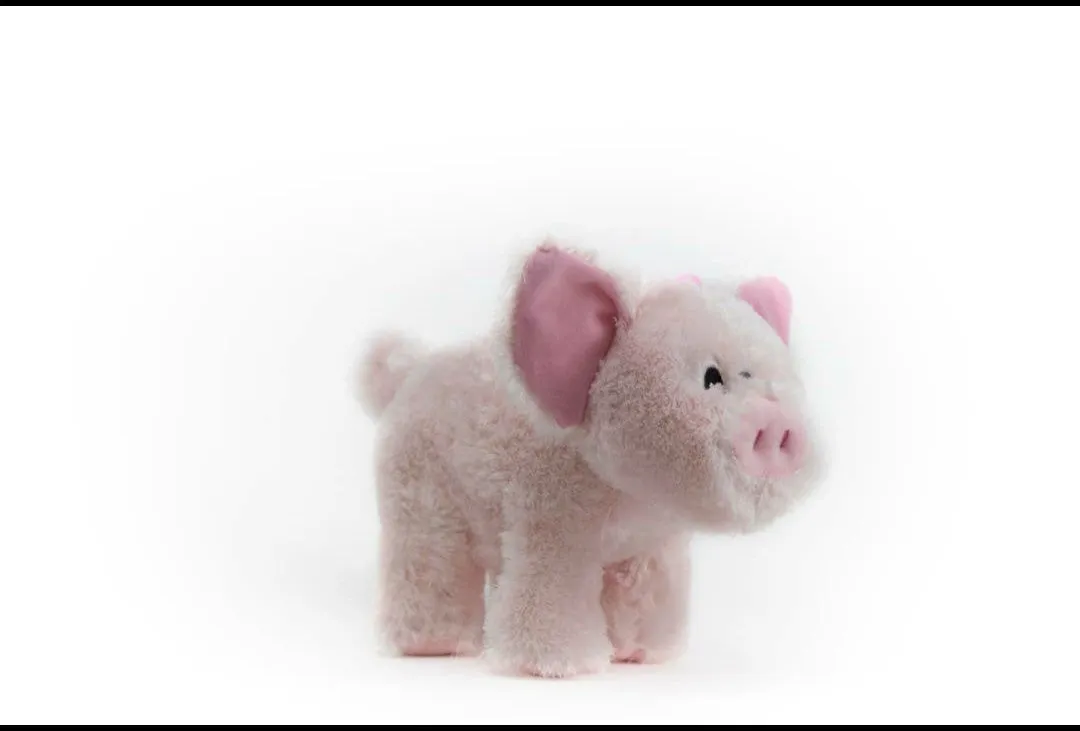 Pheasant, Pig or Chicken Dog Plush Toy with Tennis Ball Inside