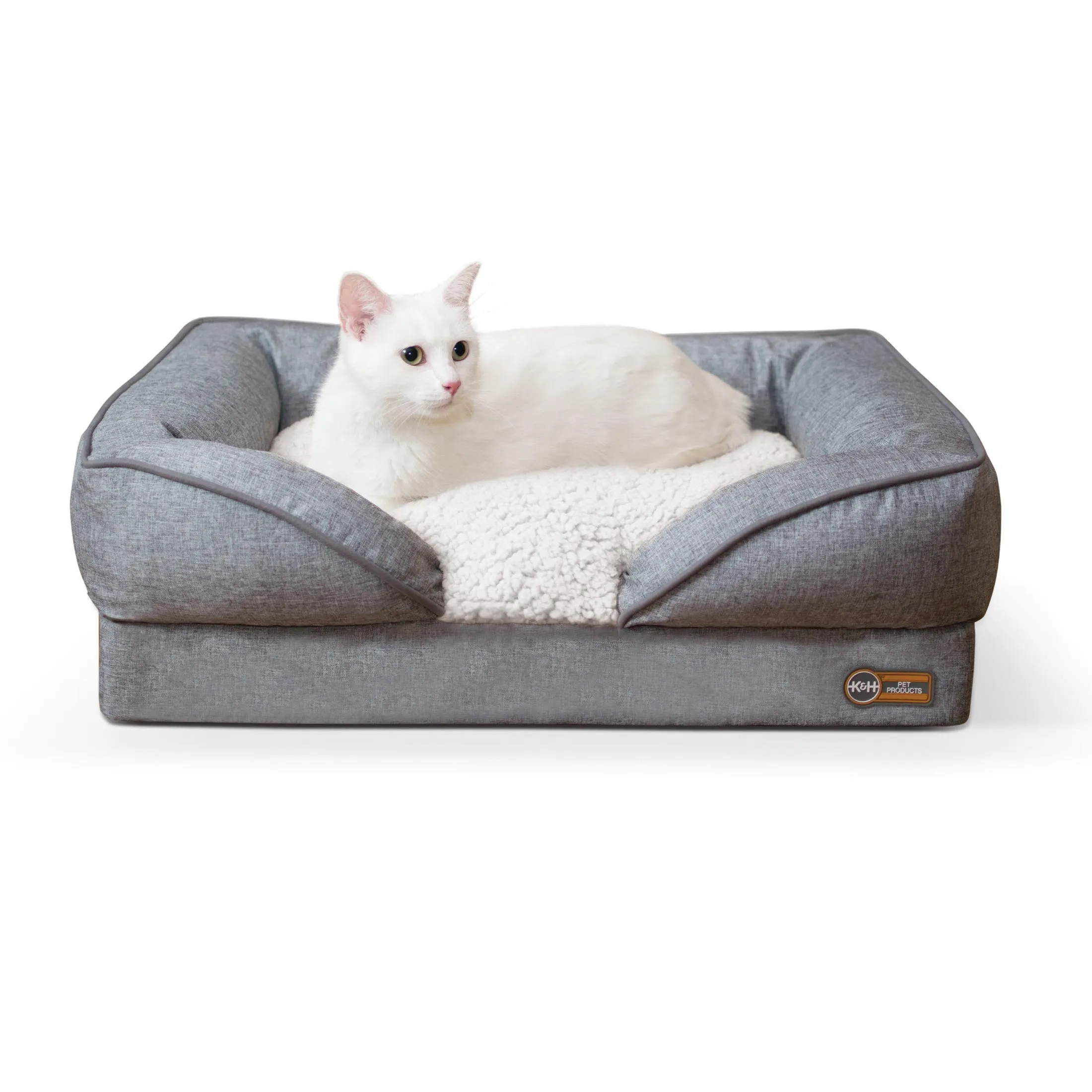 Pillow-Top Orthopedic Small Pet Lounger