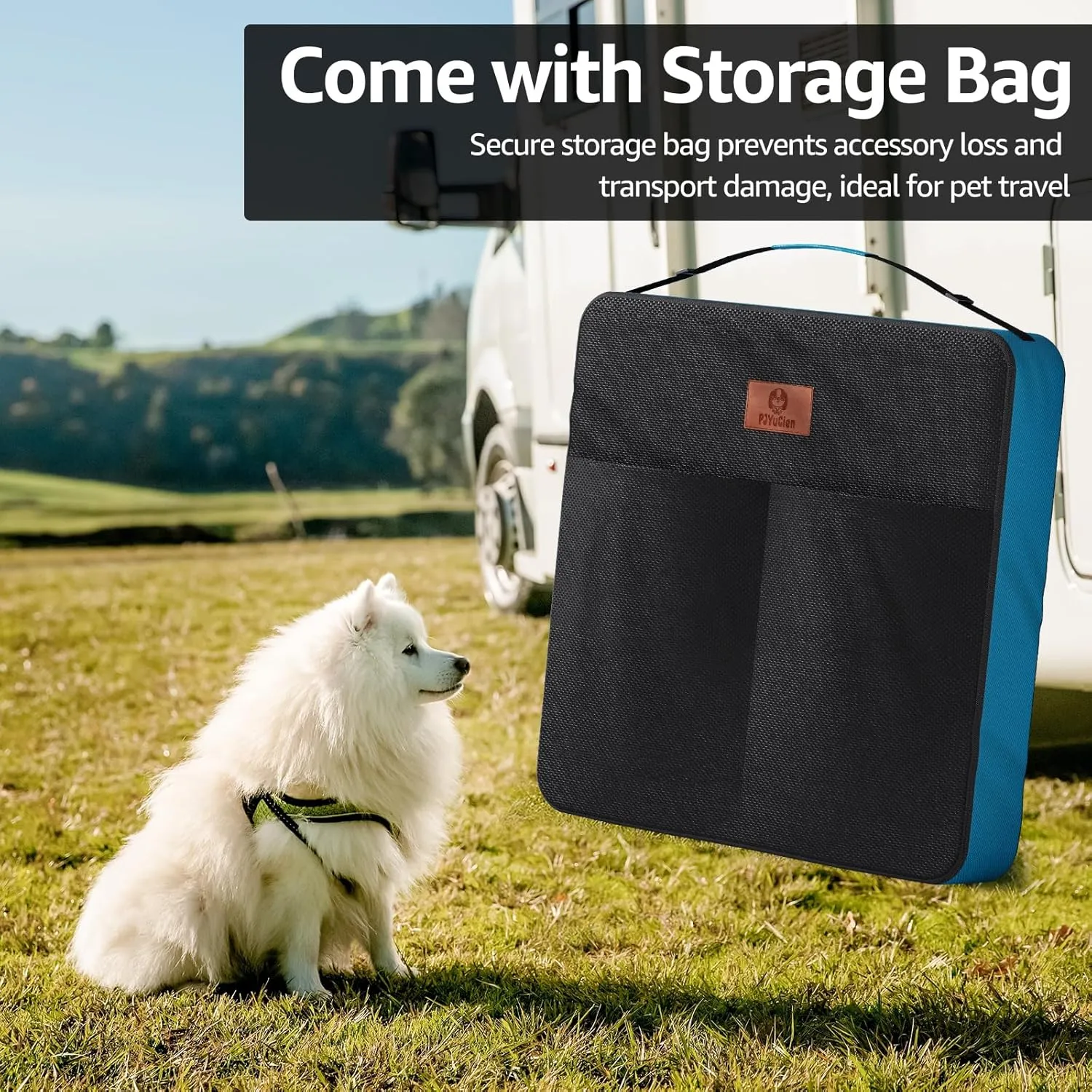 PJYuCien Dog Playpen Plus Storage Bag24" H 8 Panels Puppy Pen with Square Bottom,Heavy Duty Dog Fence for Puppies/Small Dogs