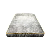 Resploot Mattress - Rectangular - Grey Smoke - 120 x 80 x 12 cm (47 x 32 x 5 in)