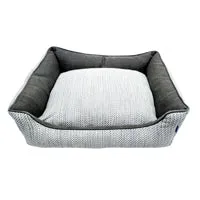 Resploot Sofa Bed - Rectangular - Grey Snakeskin - 70 x 60 x 23 cm (28 x 24 x 9 in)