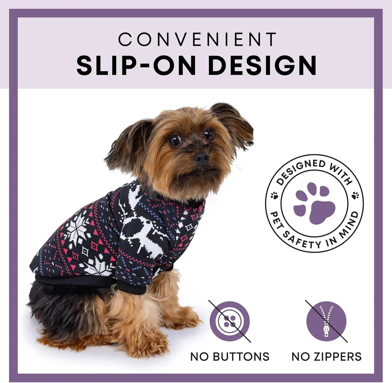 Rocky Thermal Jacket Clothes Fleece Lined Sweater for Dogs, Puppies, Warm Coat Bodysuit Onesie One Piece Vest Pet Jammies with Leg Warmers for Small, Medium, Large Dogs Cats (Christmas, Large)