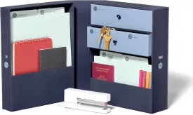 Savor | All-in-One Desk Organizer | Blue  Keep Desk, Office, and Home Organized All-in-One Storage System for Important Files, Documents, Stationery, and Office Supplies