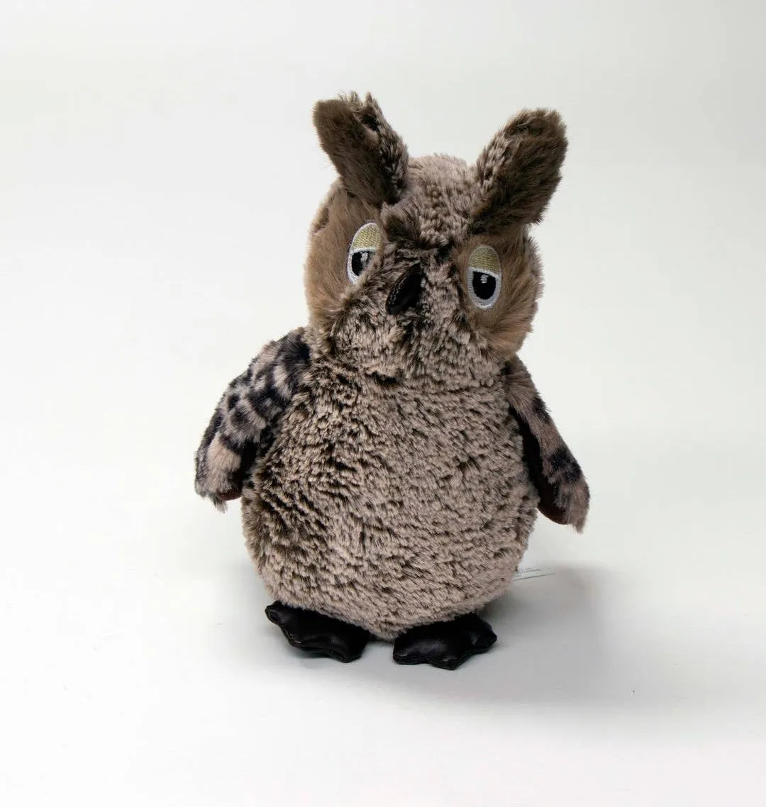 Spooky Halloween Spider, Bat, Horned Owl Dog Plush Toy with Tennis Ball Inside
