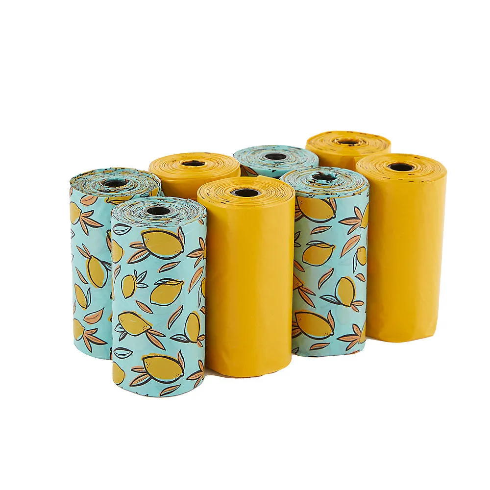 Top Paw® Lemon Print Waste Bags