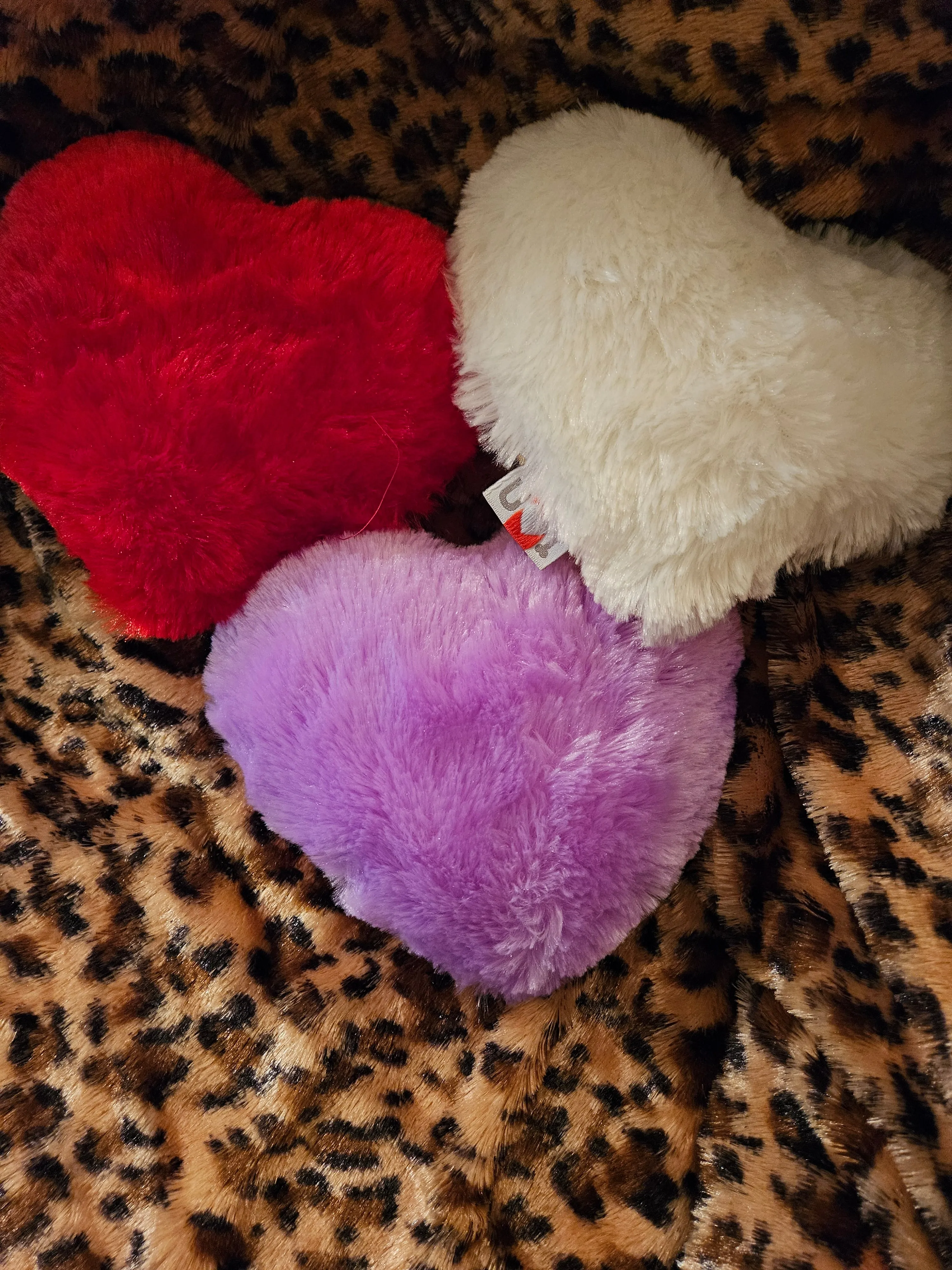 Valentine's Day Plush Dog Conversation Hearts Toy Made in the USA