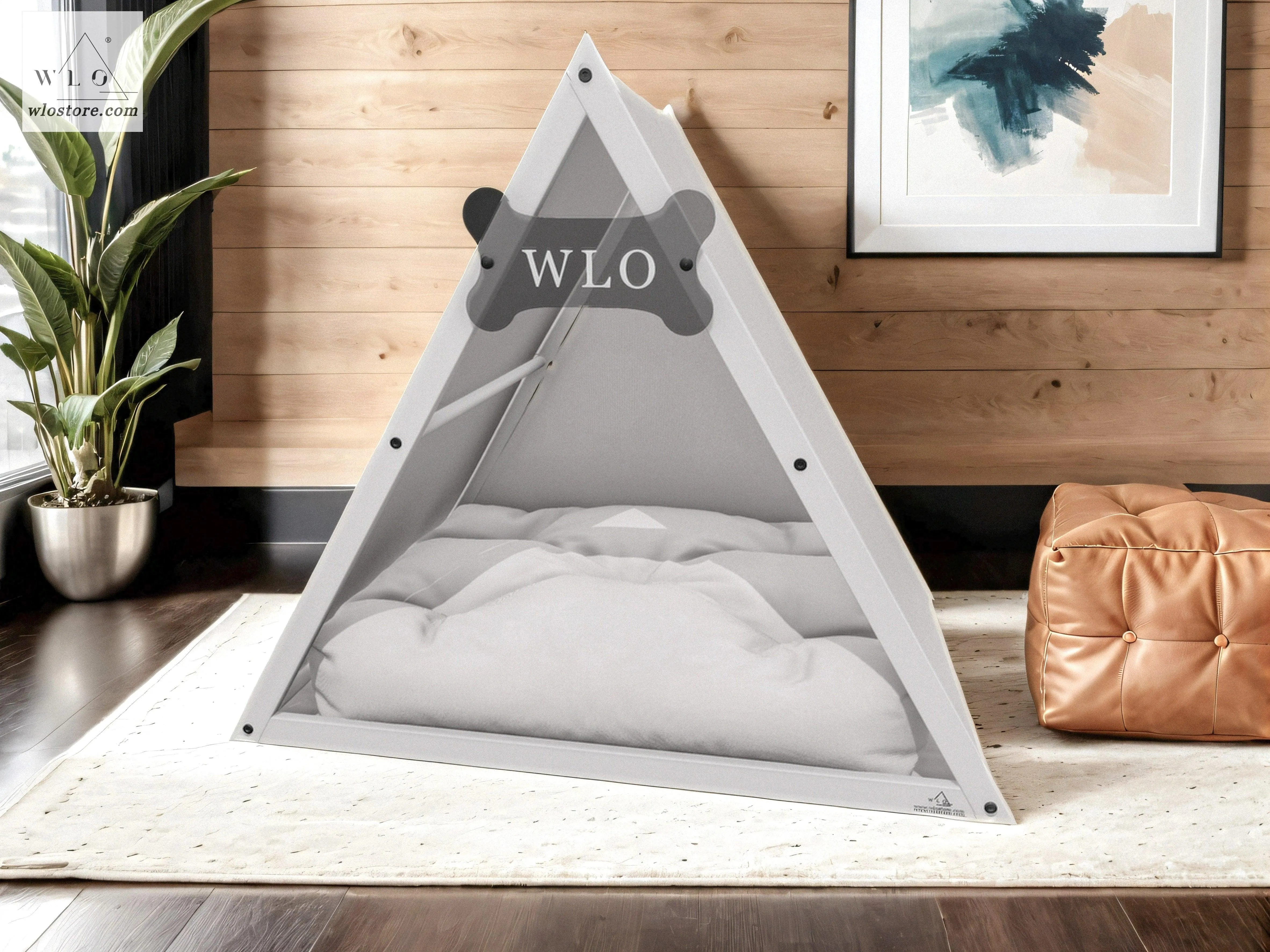 WLO® White Lakota Modern Dog House