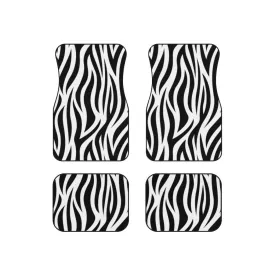 Zebra Floor Mats, Hippie Car Decor, Animal Print Car Mat, Boho Gifts, Gothic Accessories, Cottagecore Mat, Bohemian Vehicle Mats